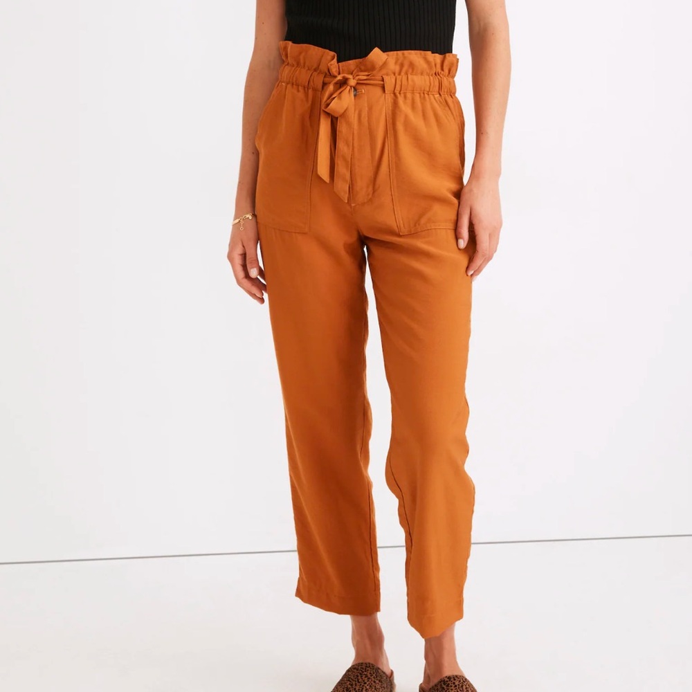 Madewell NEW Dunaway Paperbag pants XS